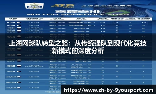 上海网球队转型之路:从传统强队到现代化竞技新模式的深度分析